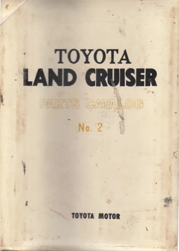65 FJ40 Parts Catalog No 2