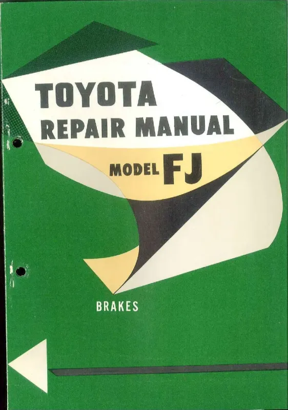 FJ25 Brake Repair Manual