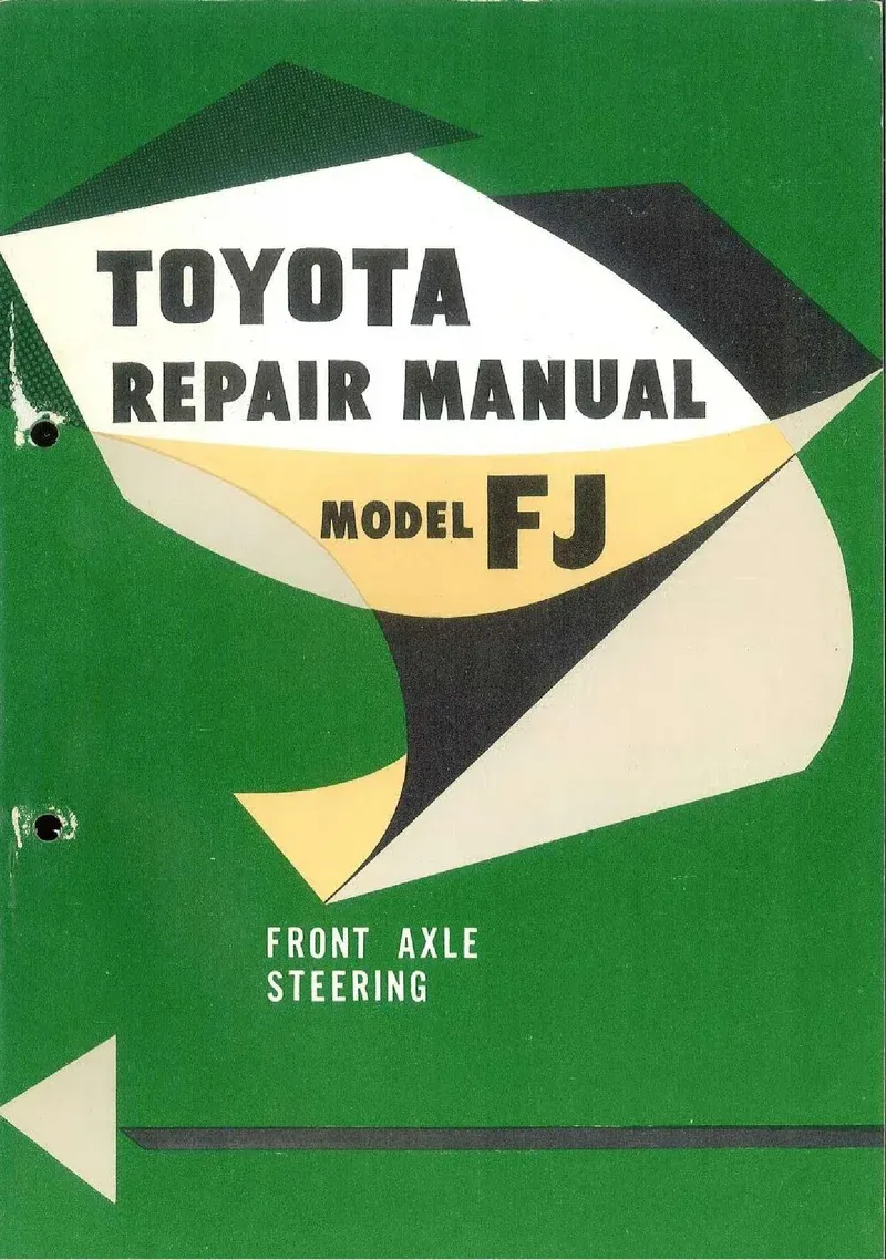 FJ25 Front Axle Repair Manual