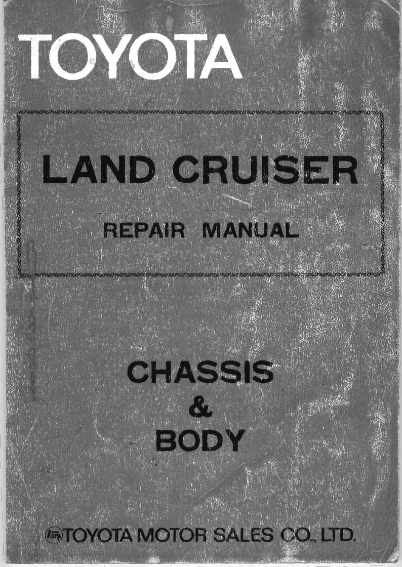 1975 chassis body manual