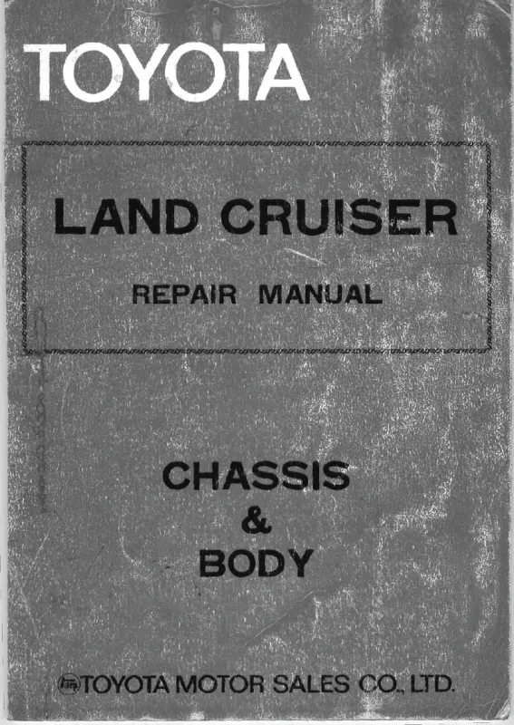 1975 chassis body manual