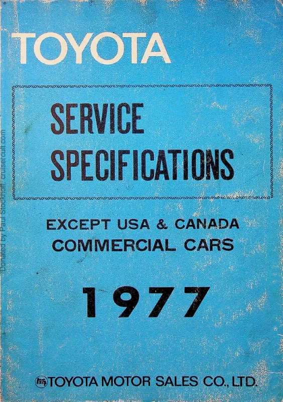 ​1977 Service Specs 98177