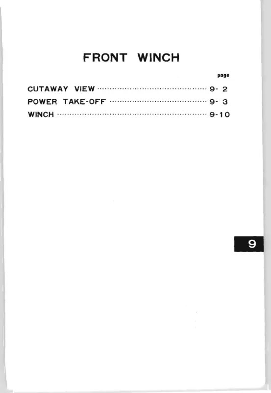 PTO FSM Section 1975 chassis manual