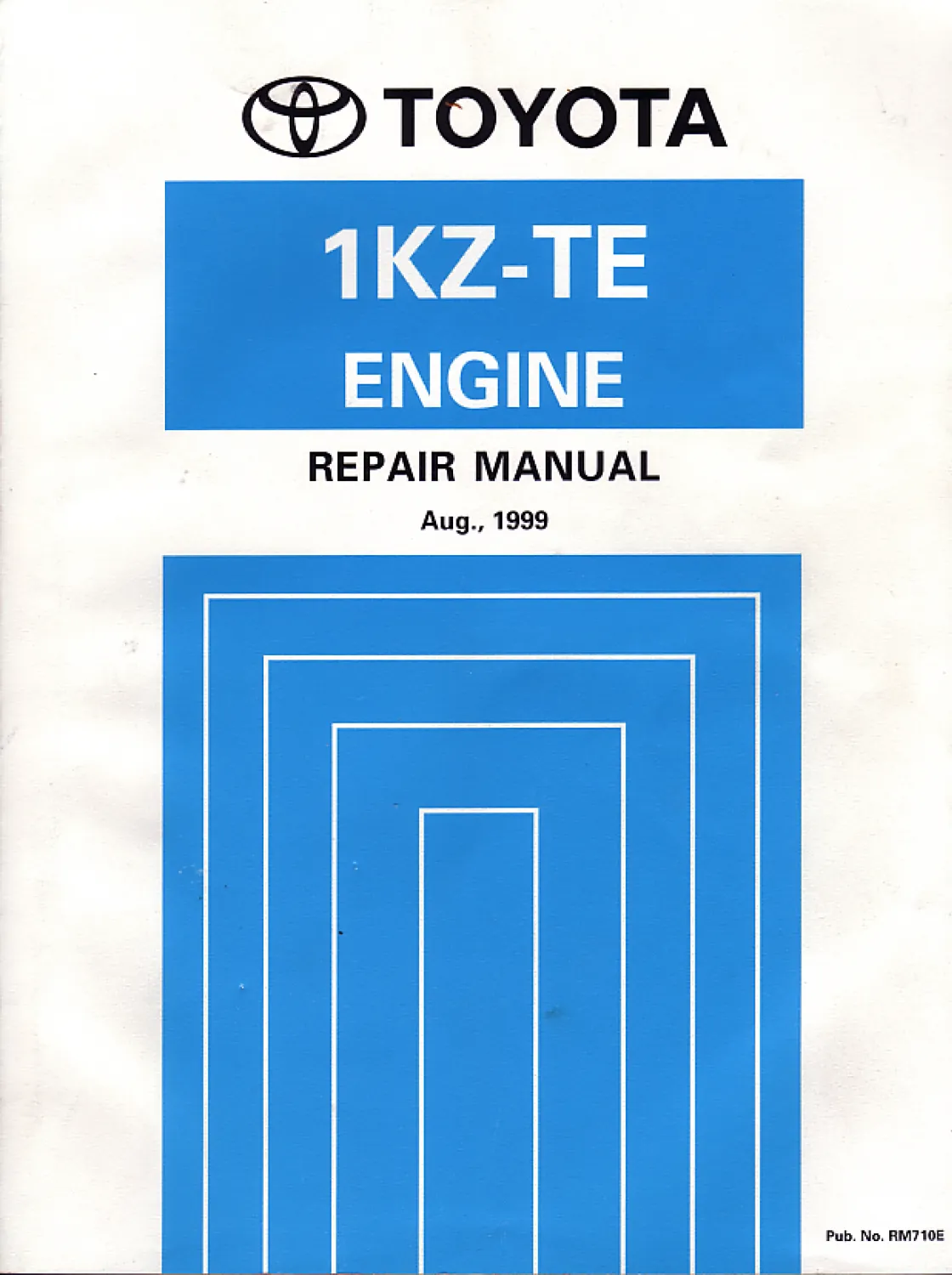 1KZ-TE Engine Repair Manual