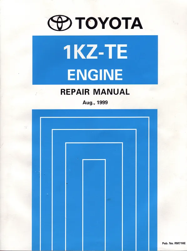 1KZ-TE Engine Repair Manual