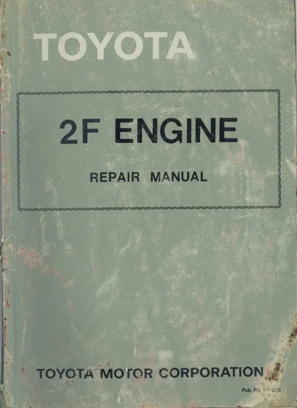 Toyota 2F Engine Repair Manual