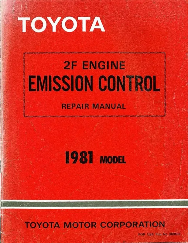 2F Engine Emission Control Repair Manual (1981) - 36043E