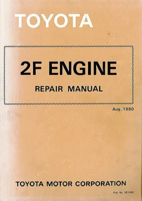 2F Engine Repair Manual (1980) - 36104E