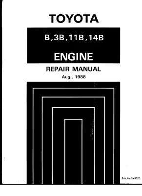 1988B, 3B,11B,14B Engine RM132E