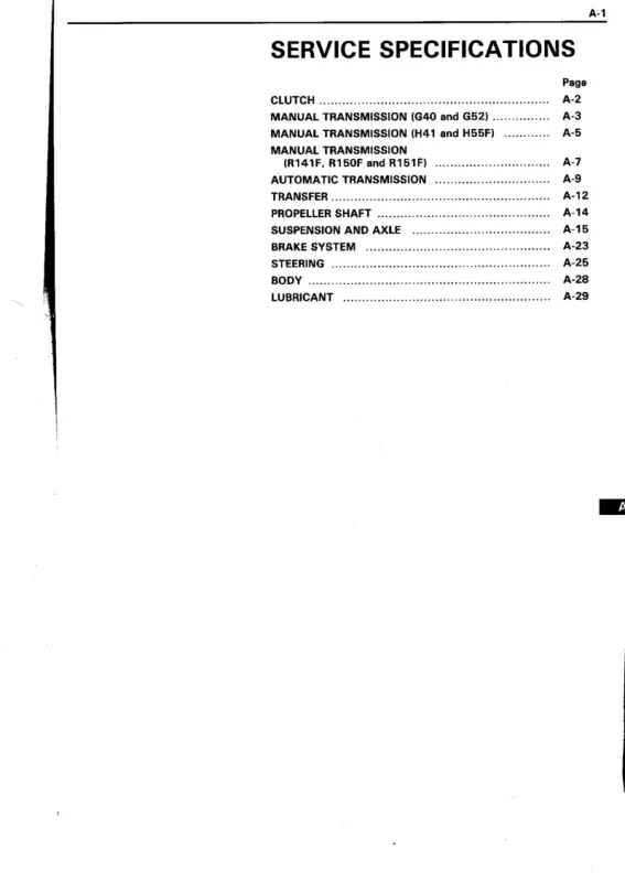 1993 7X Repair Manual