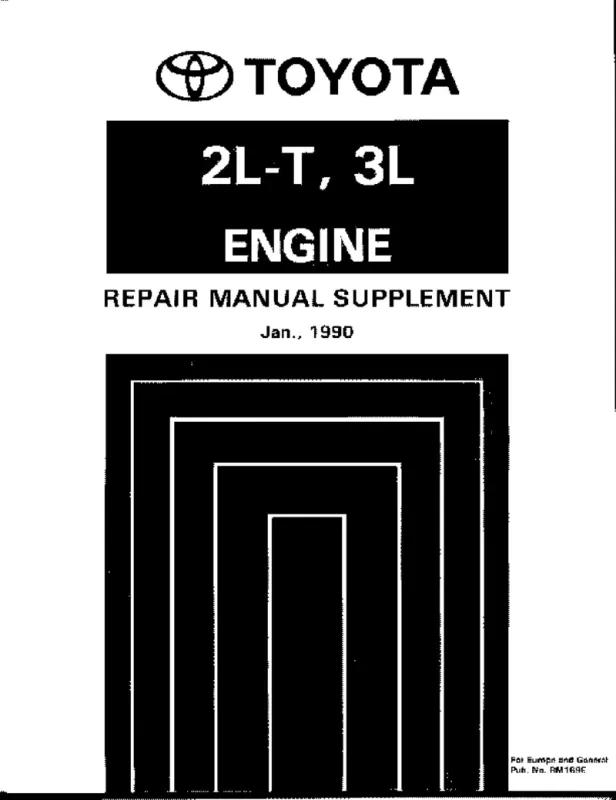 Toyota Motor Manual 2Lt