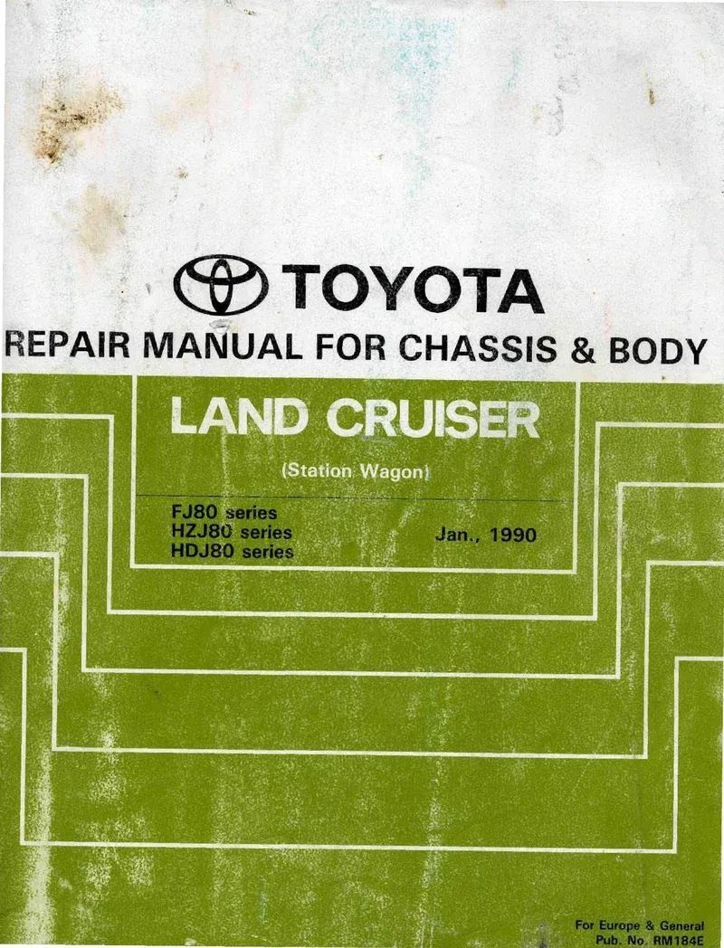 1990 Chassis and Body Repair Manual
