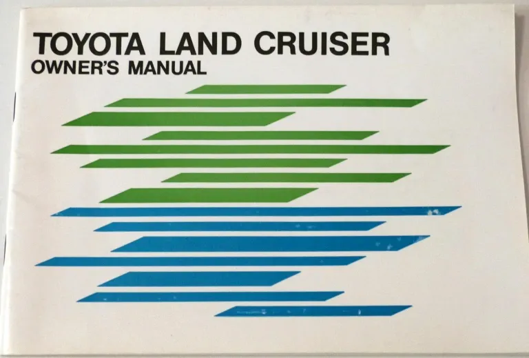 1961 FJ40 Owner's Manual