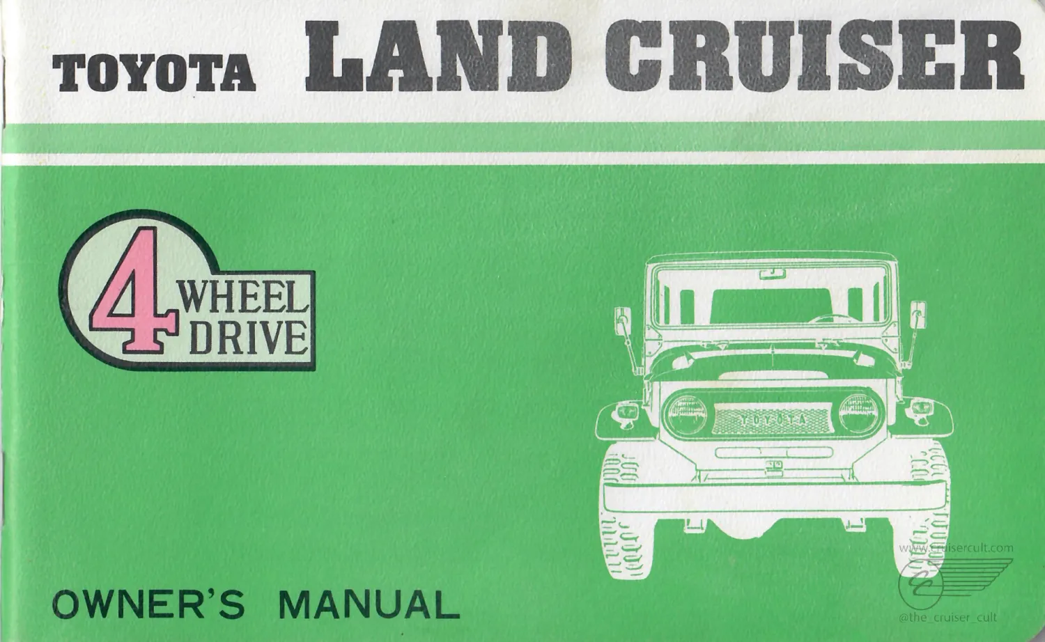 1971 Owner's Manual