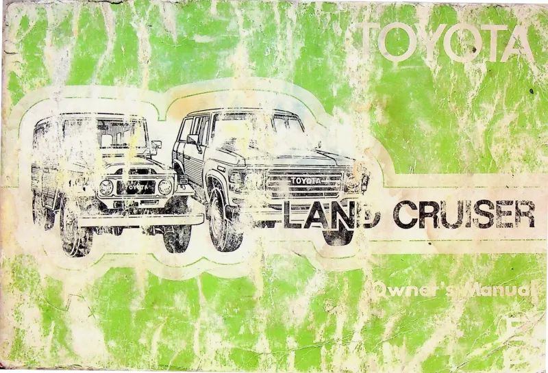 Early 1980s Australian Owner's Manual