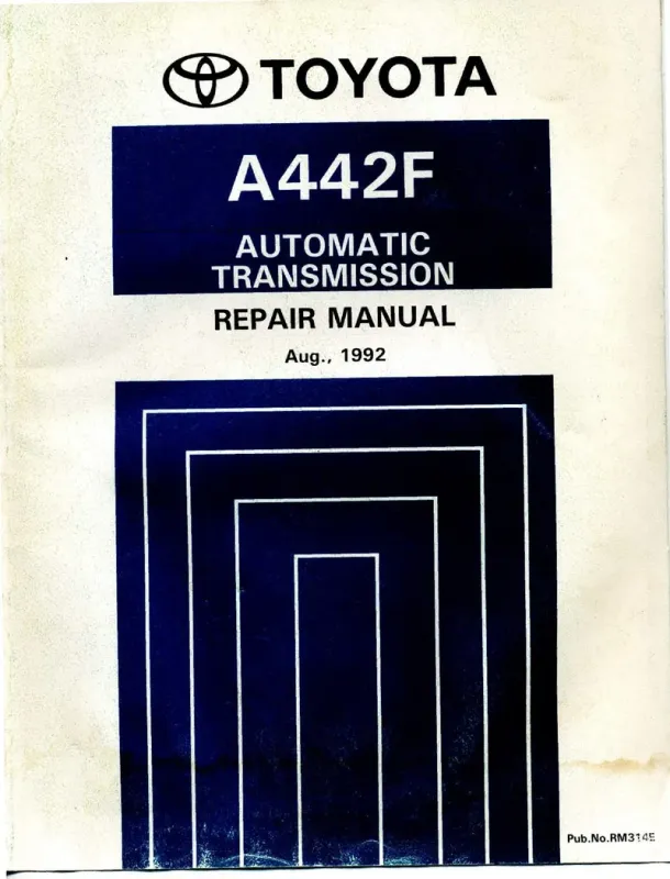 A442F Transmission Repair Manual