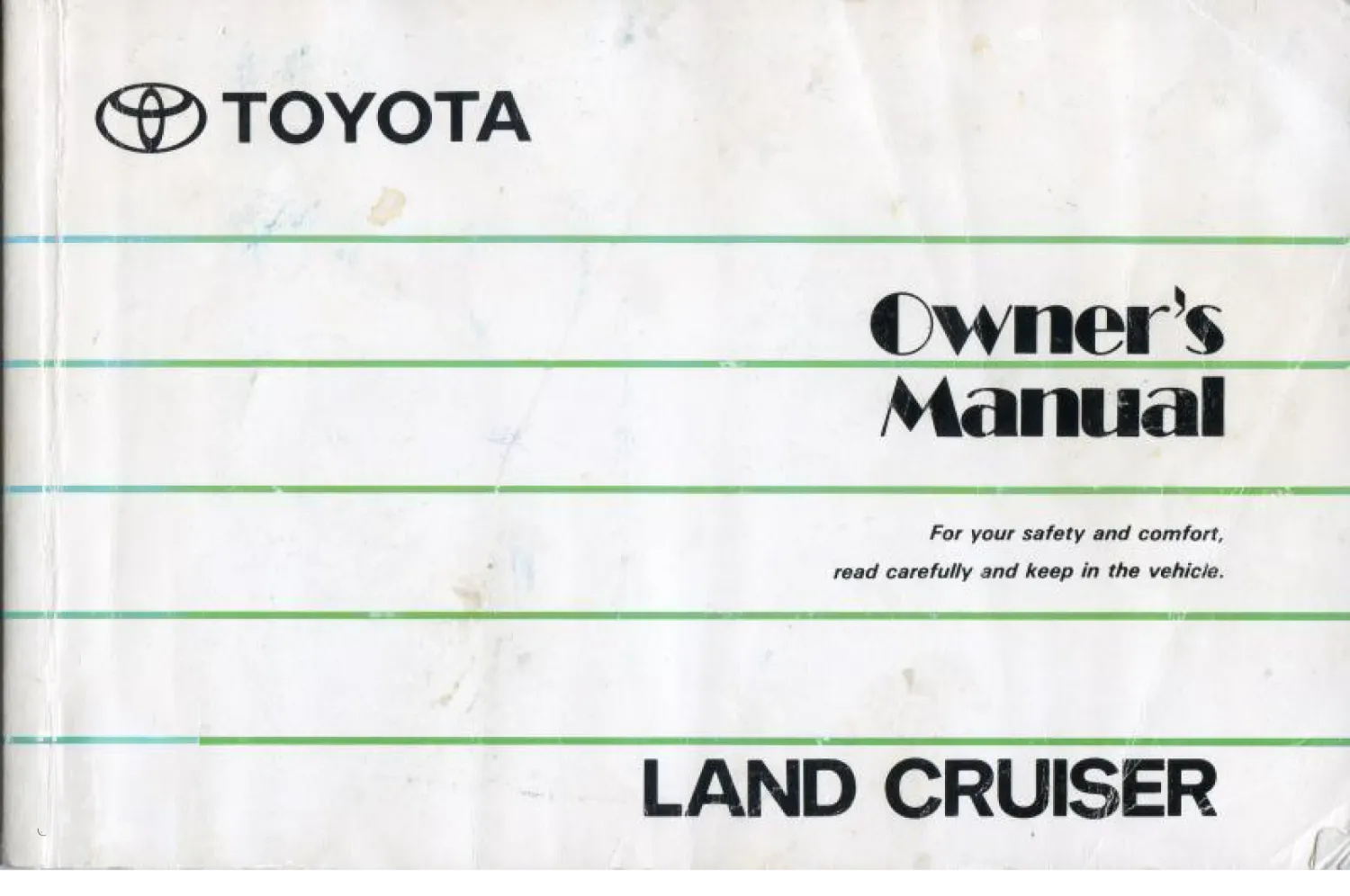 1991 Owner's Manual