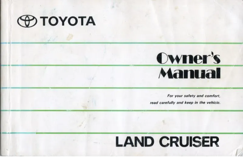 1991 Owner's Manual