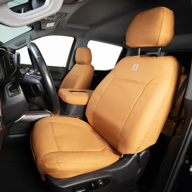 1996-2002 Toyota 4Runner Carhartt Precision Fit Custom Seat Covers - Brown: 1st Row