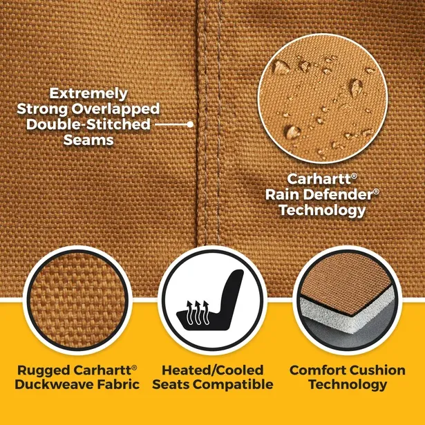 1996-2002 Toyota 4Runner Carhartt Precision Fit Custom Seat Covers - Brown: 1st Row