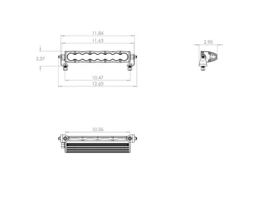 Baja Designs S8 10" Driving/Combo Universal Light Bar - Clear