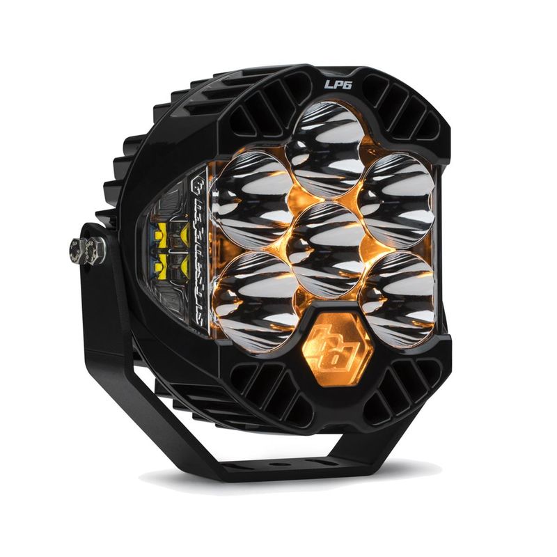 Baja Designs LP6 pro LED 6in spot (Single) White/Clear