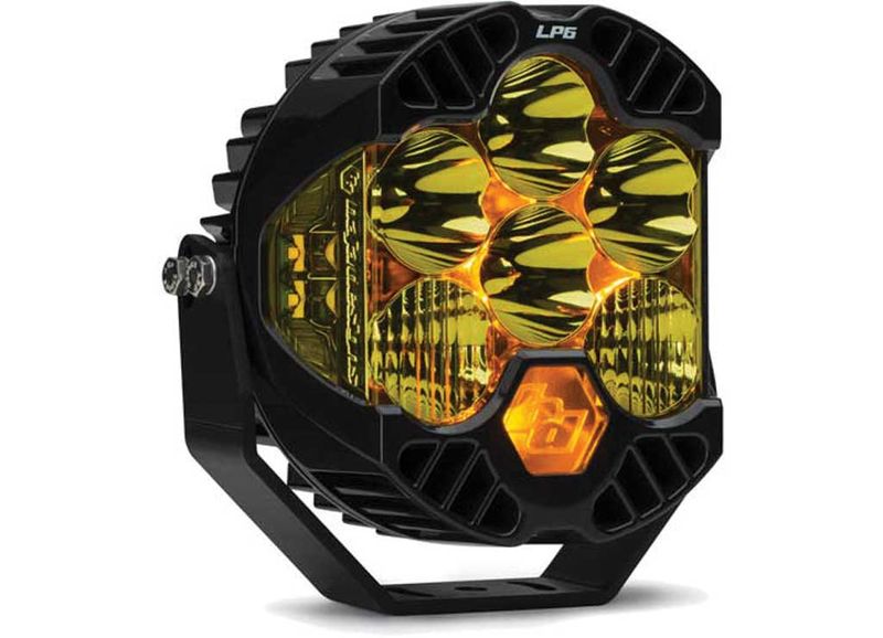 Baja Designs LP6 pro LED 6in spot (Single) DRIVING/COMBO AMBER