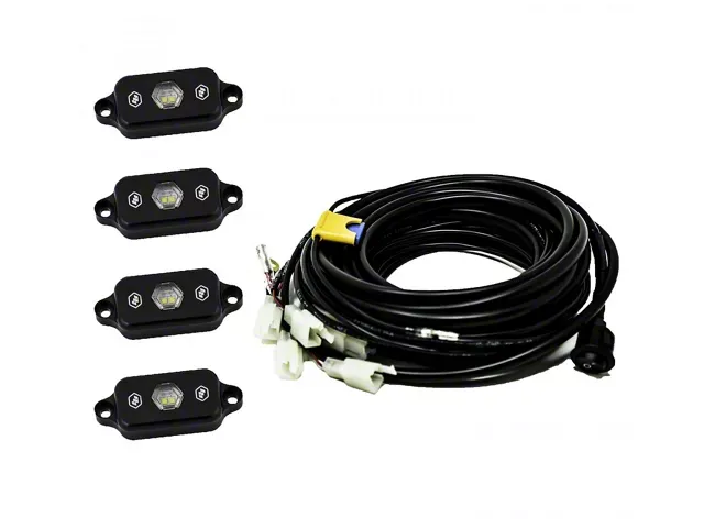 Baja Designs Universal LED Rock Light Kit - Clear/white