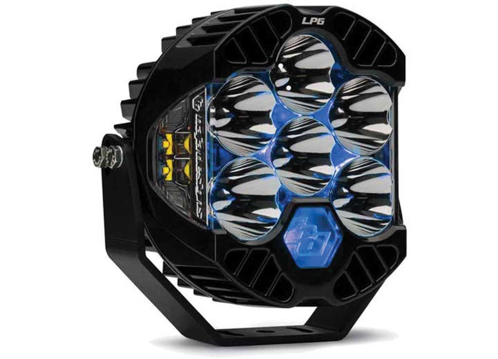 Baja Designs LP6 pro LED 6in spot (Single) Driving/Combo blue backlight - Clear Baja Designs LP6 pro LED 6in spot (Single) Driving/Combo blue backlight - Clear