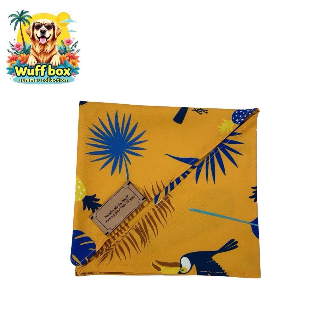 Tucan Print Summer Bandana