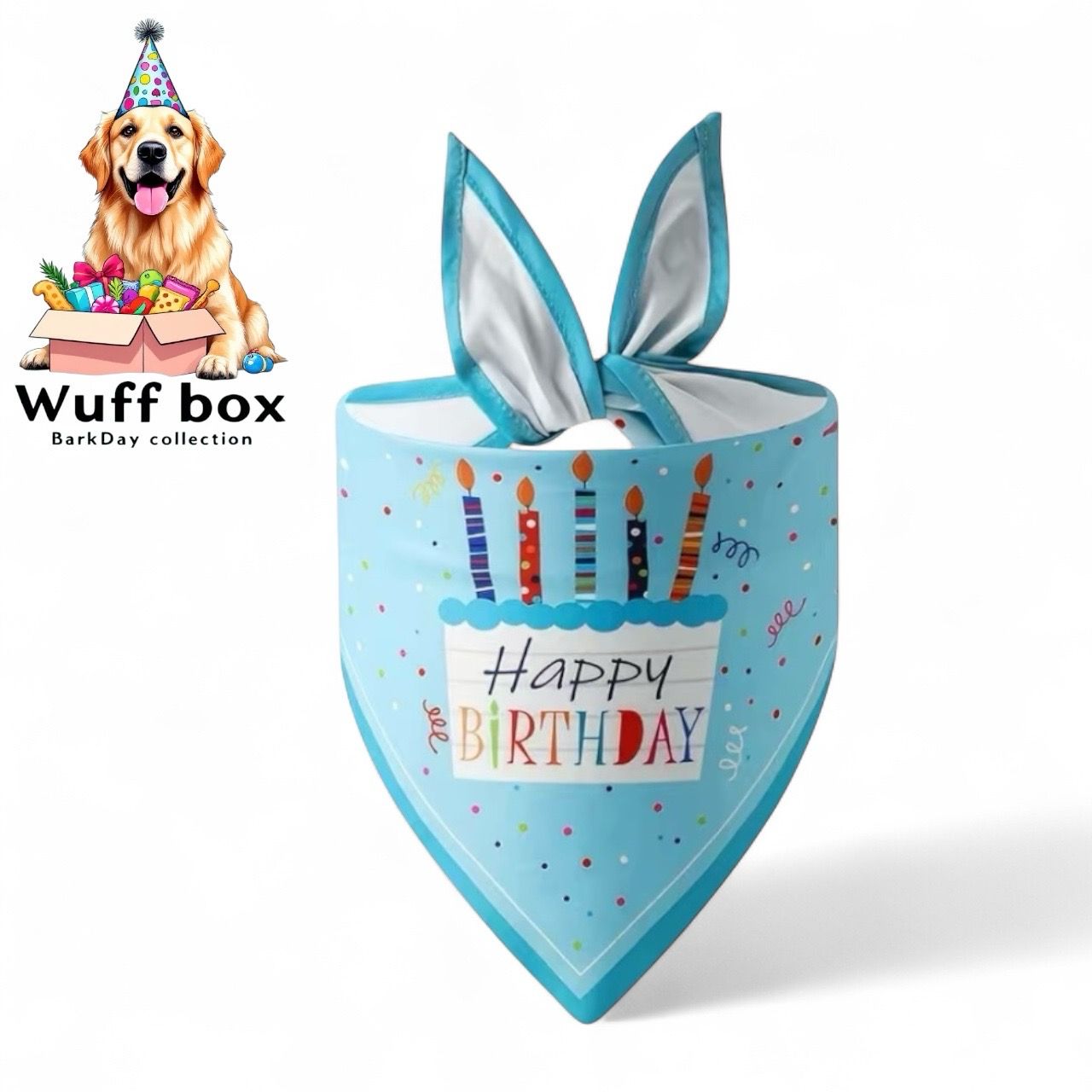 Happy Birthday Print Bandana