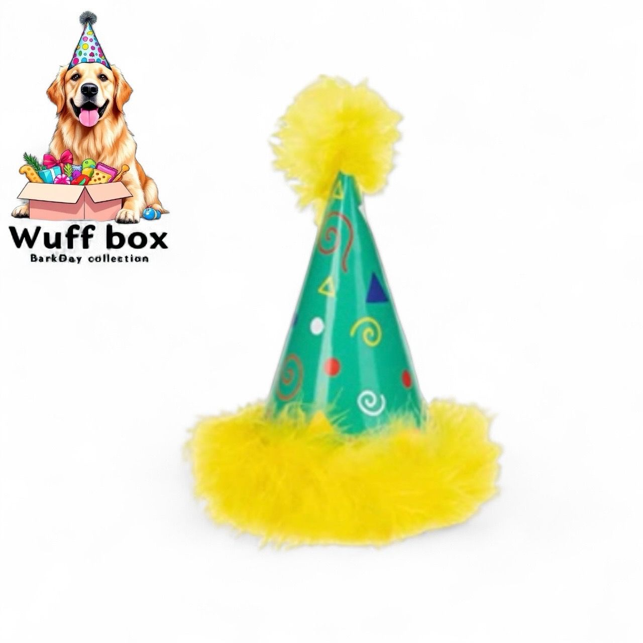 Green &amp; Yellow BarkDay Hat