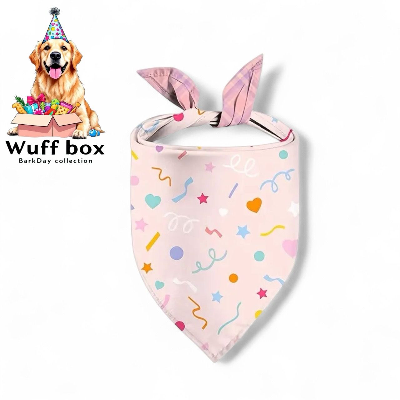 ‘It’s My Birthday Mother Puppers’ Reversible Bandana