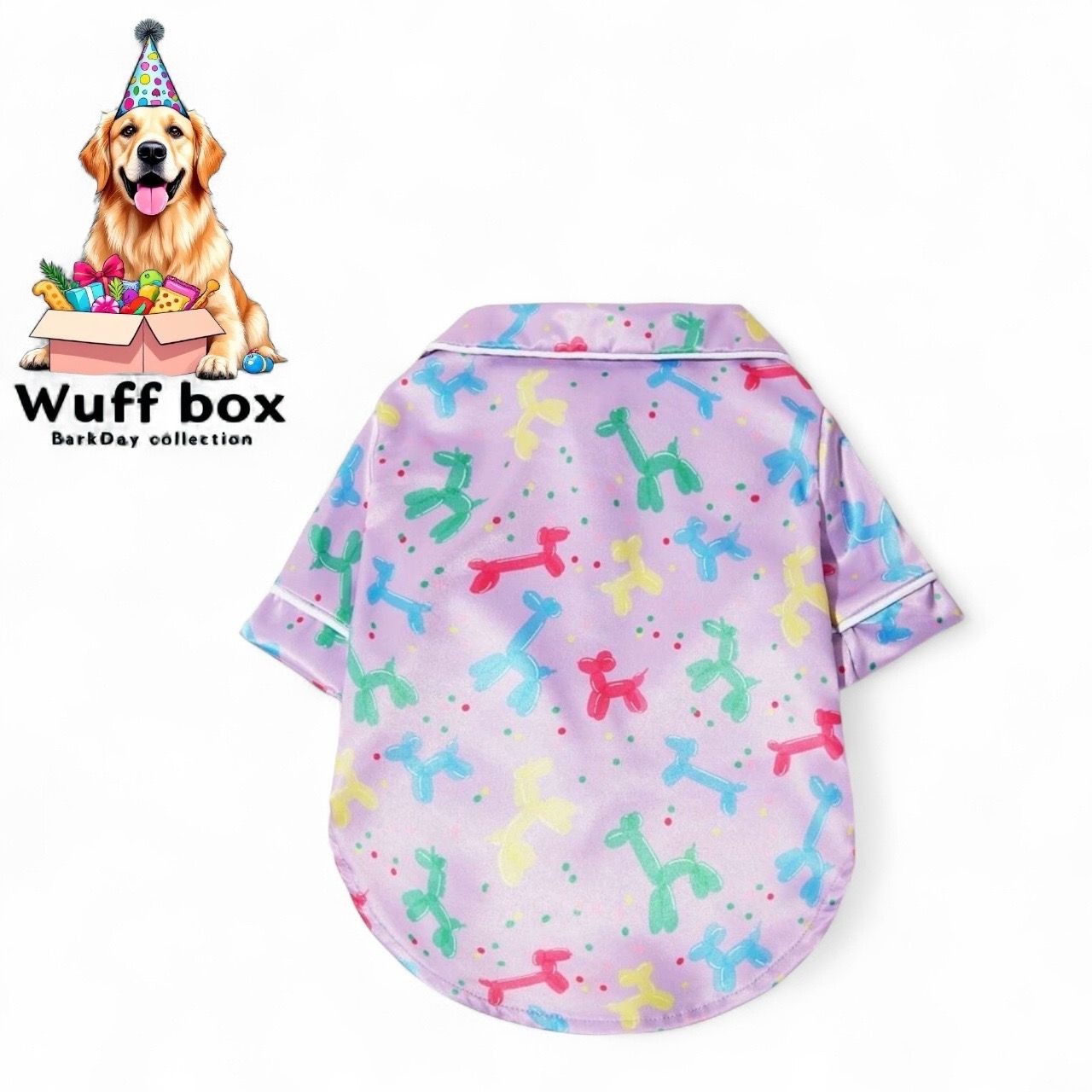 Balloon Design Silk Pajamas