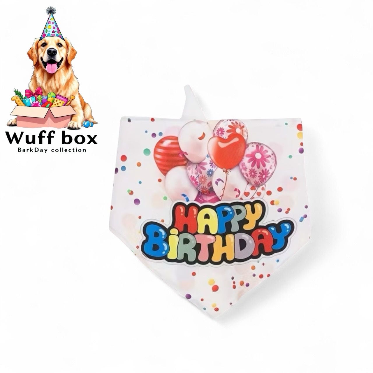‘Happy Birthday’ Festive Bandana