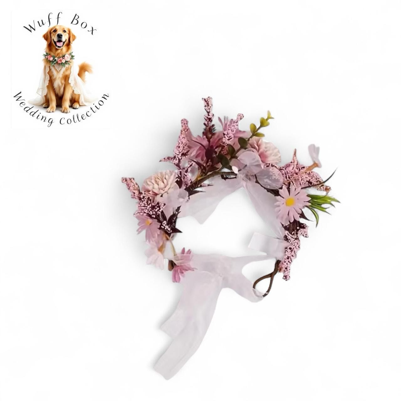 Floral Pet Wedding Hairband