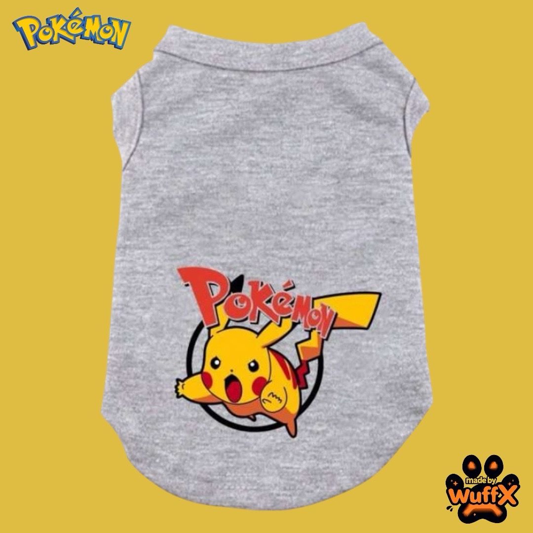 Pokémon Pikáchu Grey Tank