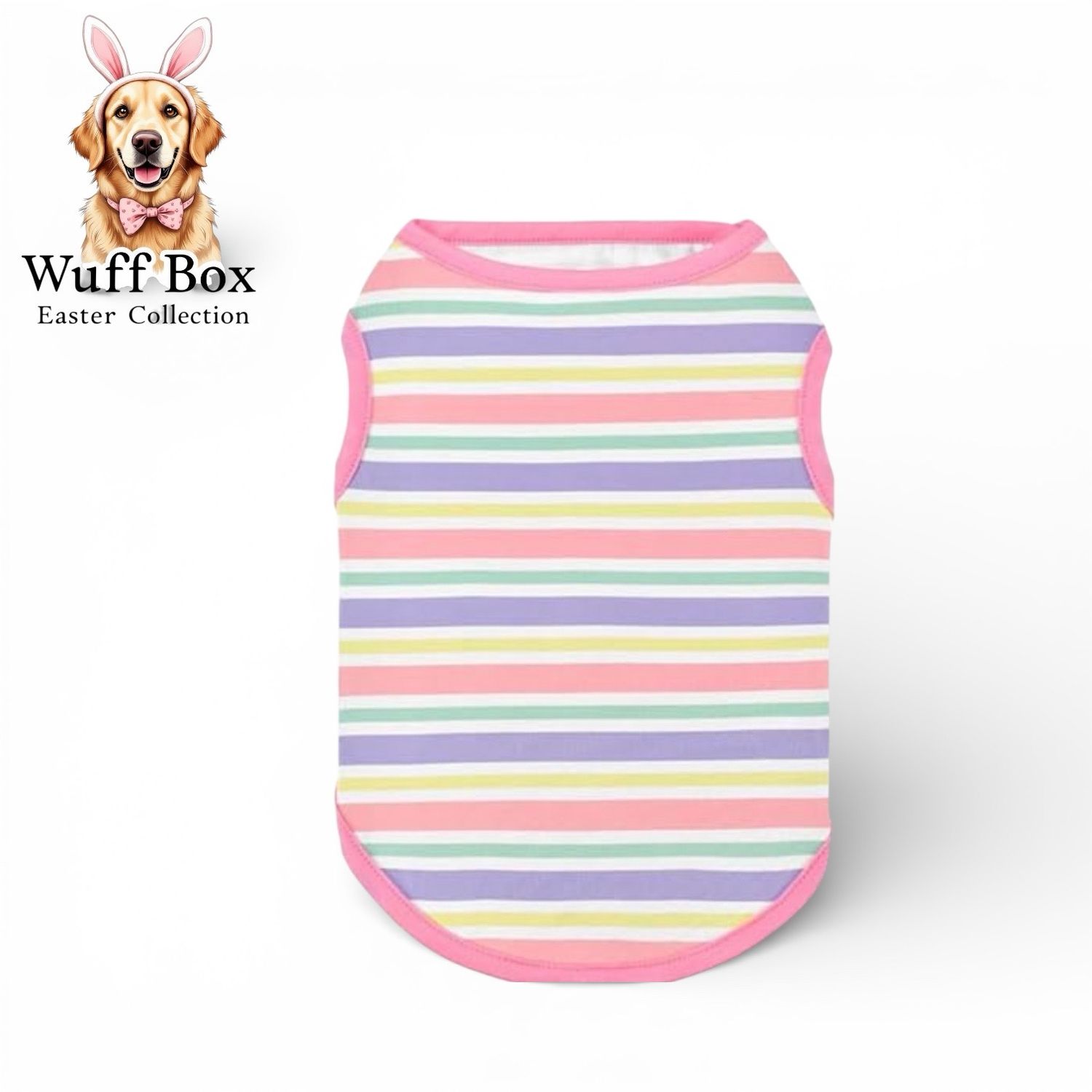 Easter Theme Pastel Stripe Tank