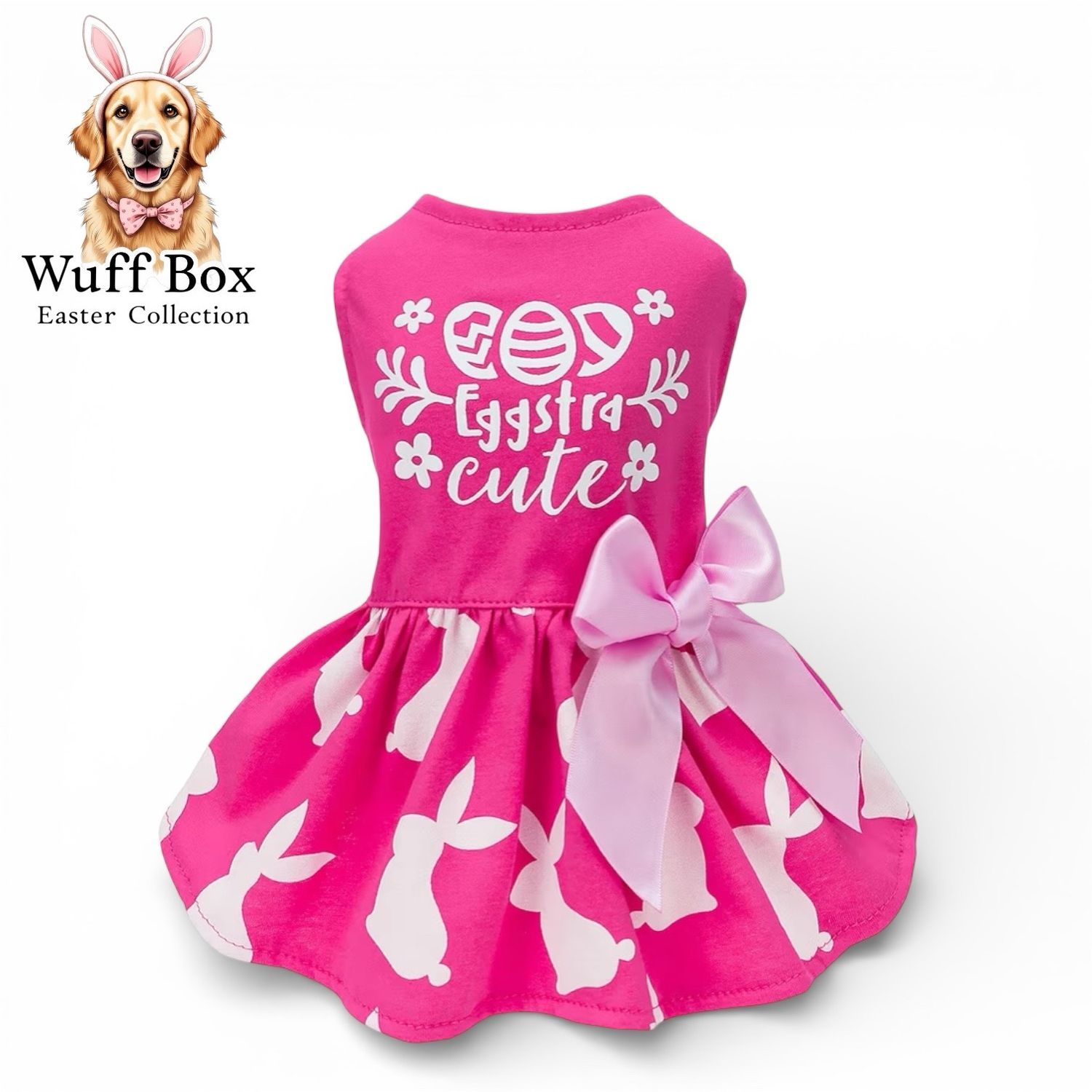 Fitwarm ‘Eggstra Cute’ Bowknot Easter Dress