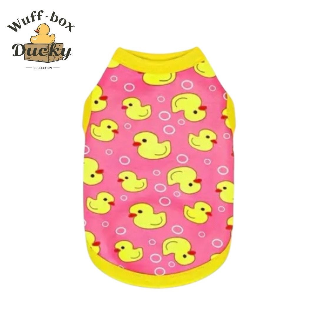 Neon Pink Ducky Tank (L - XL Breeds)