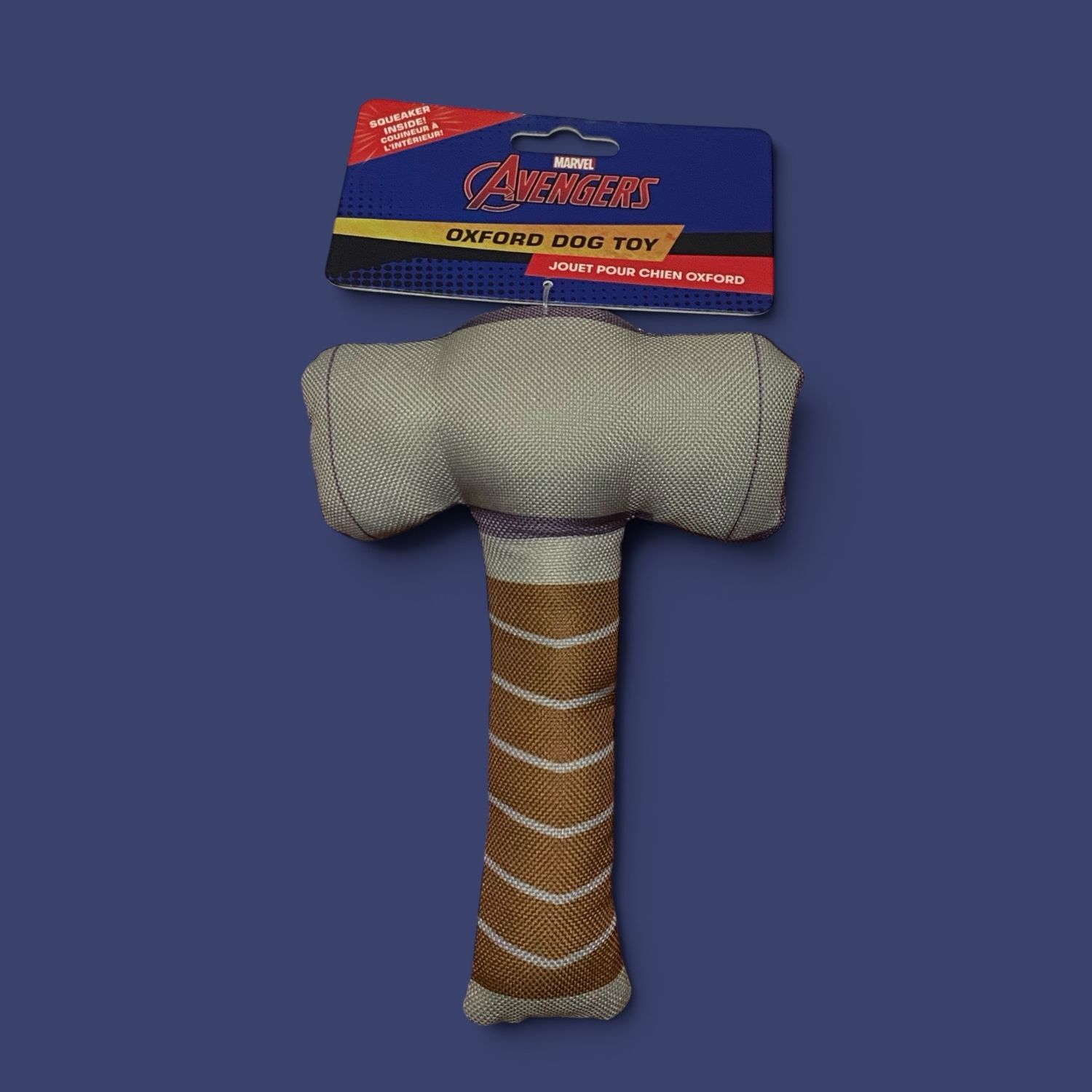 Marvel Avengers Thor Hammer Oxford Dog Toy