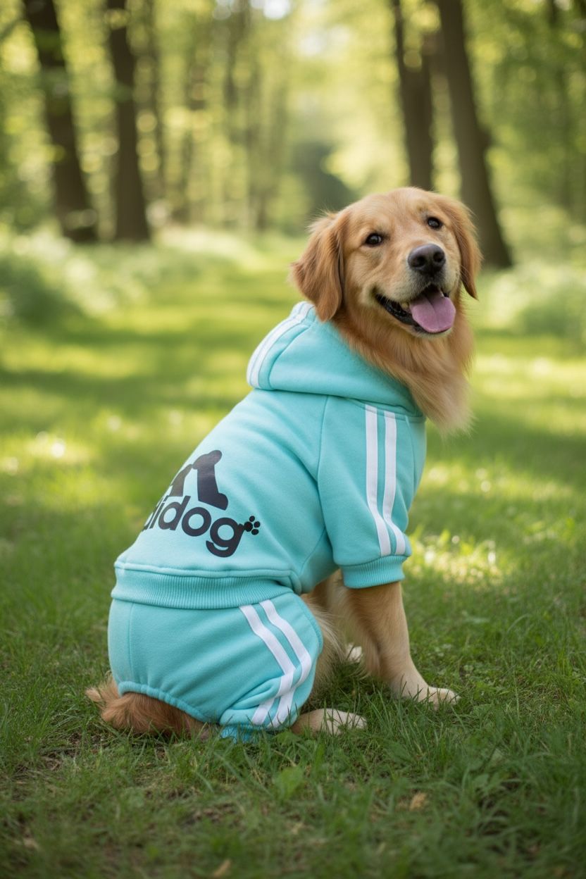 Mint Green Adidog Onesie Sweats