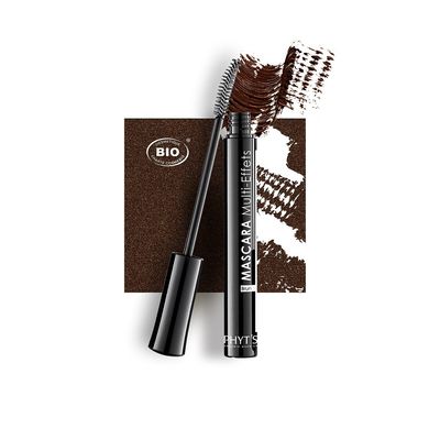 Rudas daugiafunkcis blakstienų tušas / Mascara multi-effets noir