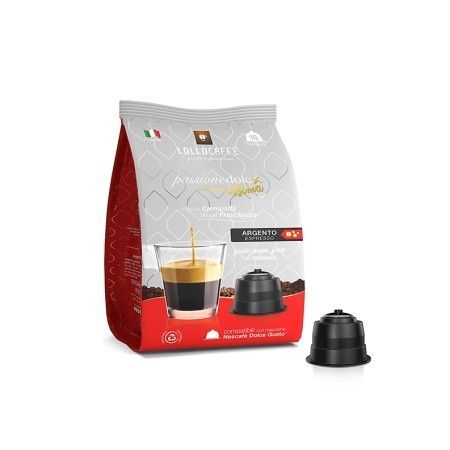 Capsula Lollo Dolce Gusto Argento 96 PZ