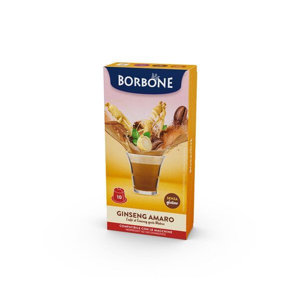 Capsula Nespresso® Borbone® Ginseng Amaro 10 PZ Capsula Nespresso® Borbone® Ginseng Amaro 10 PZ