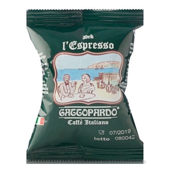 Capsula Toda Gattopardo Nespresso Dek - Decaffeinato 100 PZ