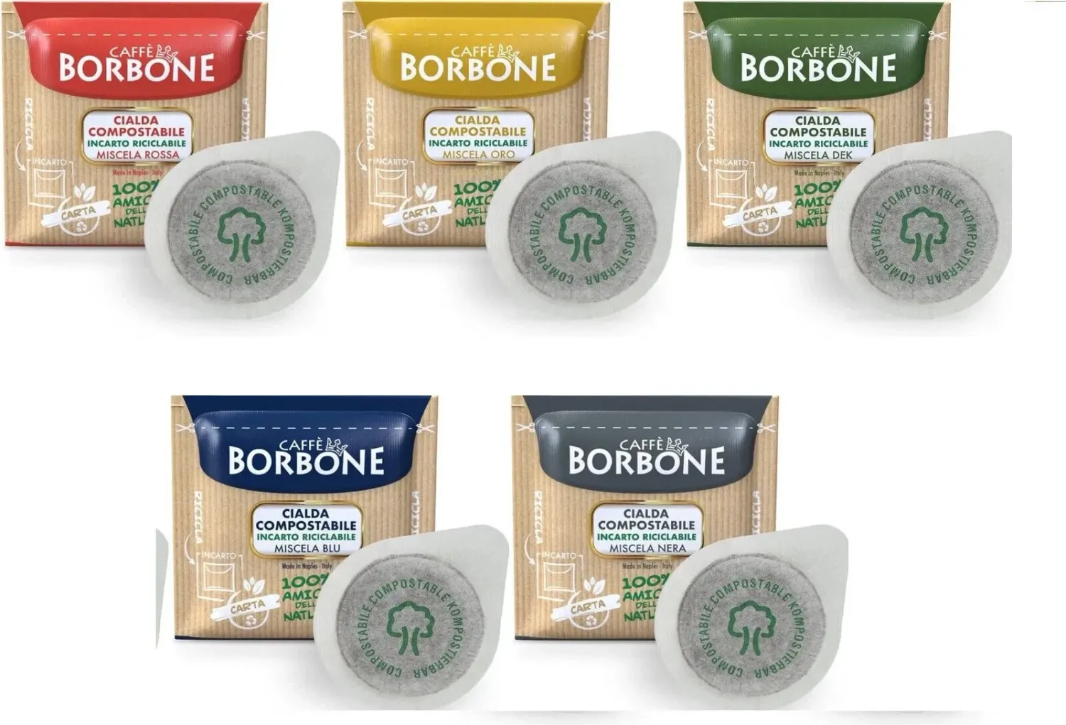 Kit Assaggio Mix Cialda Compostabile Borbone
