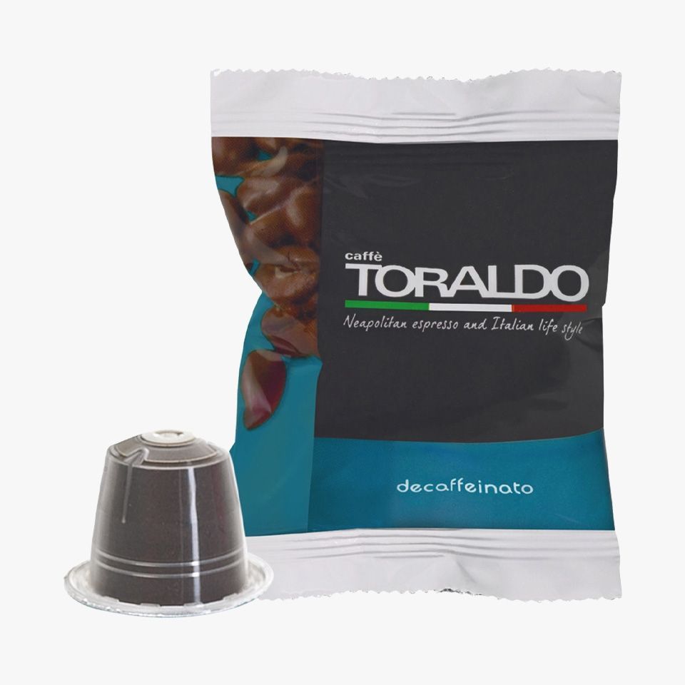 CAPSULA COMPATIBILE NESPRESSO TORALDO MISCELA DECAFFEINATA 100 PZ