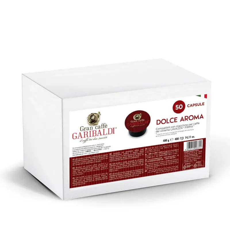 Capsula compatibile Firma® Garibaldi Dolce Aroma 50 pz