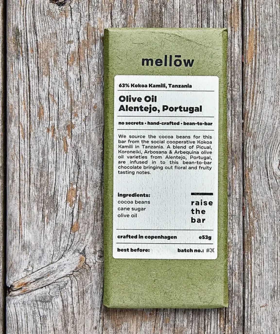 Mellow Olive Oil Chocolate